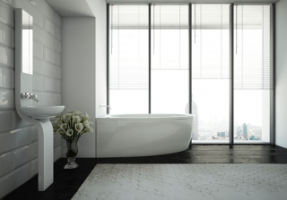 Акриловая ванна АКВАТЕК DIV150-0000001 Дива 150x90 см левая